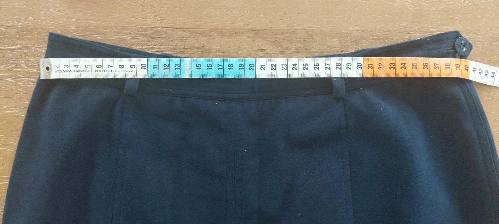Jupe midi Escada marine - Taille 42 – photo 5